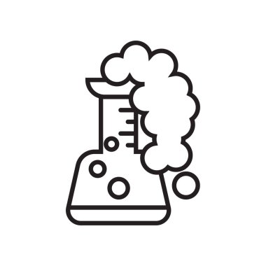 Şişesi simge vektör işareti ve beyaz arka plan üzerinde izole sembolü, 