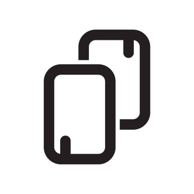 İki posta o simge vektör işareti ve üzerinde beyaz backgr izole sembolü