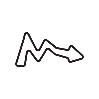 Sağ ok simge vektör web ve mobil uygulaması tasarımı, sağ ok logo kavramı için izole üzerinde beyaz arka plan