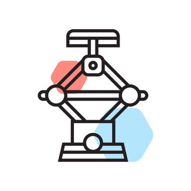 Hırsızı simge vektör işareti ve beyaz arka plan üzerinde izole sembolü,