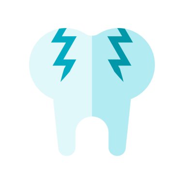 Diş simge vektör işareti ve beyaz arka plan üzerinde izole sembolü, 