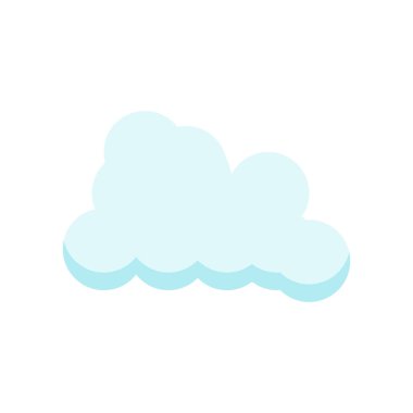 Cloude simge vektör işareti ve beyaz arka plan üzerinde cloude logo kavramı izole sembolü