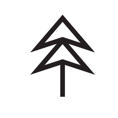 Ok simge vektör işareti ve üzerinde beyaz adam izole sembolü