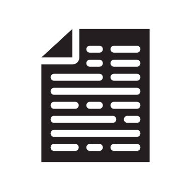 Belgeyi simge vektör işareti ve üzerinde beyaz adam izole sembolü