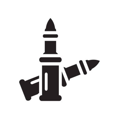 Kurşun simge vektör işareti ve beyaz arka plan üzerinde izole sembolü,