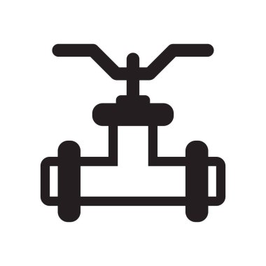 Simge vektör işareti ve beyaz arka plan üzerinde izole sembolü borular, 