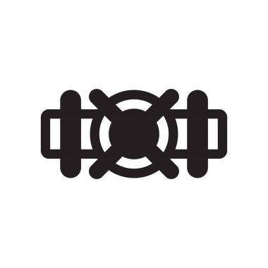 Simge vektör işareti ve beyaz arka plan üzerinde izole sembolü borular, 