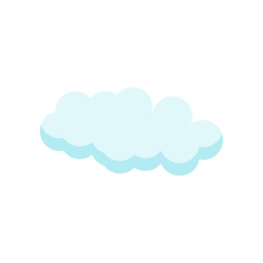 Cloude simge vektör işareti ve beyaz arka plan üzerinde cloude logo kavramı izole sembolü