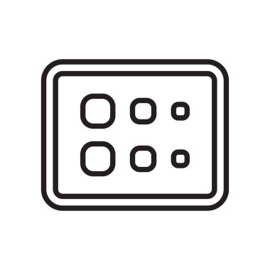 Simge vektör işareti ve beyaz arka plan üzerinde B izole sembolü bulanıklığı