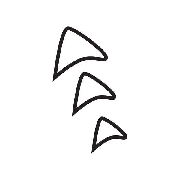 箭头图标矢量隔离在白色背景为您的 Web 和移动应用程序设计 箭头徽标概念 — 图库矢量图片