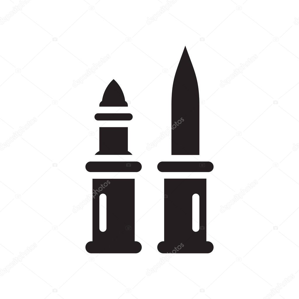 Bullets icon vector isolated on white background for your web and mobile app design, Bullets logo concept