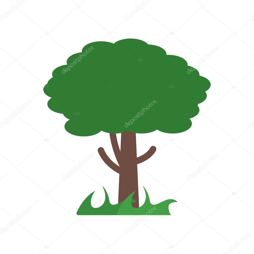 Tree icon vector isolated on white background for your web and mobile app design, Tree logo concept