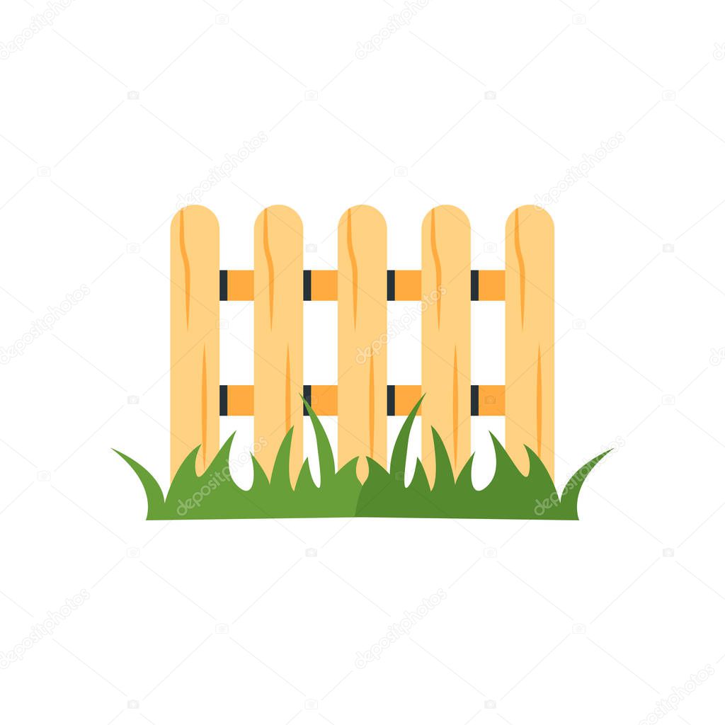 Fence icon vector isolated on white background for your web and mobile app design, Fence logo concept