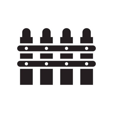 Çitli simge vektör işareti ve beyaz arka plan üzerinde daraba logo kavramı simge izole sembolü