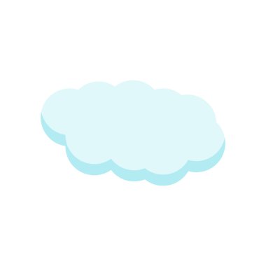 Cloude simge vektör işareti ve beyaz arka plan üzerinde cloude logo kavramı izole sembolü