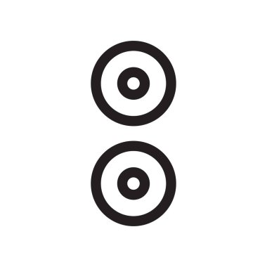 Sembol simge vektör işareti ve beyaz arka plan üzerinde neden sembolü logo kavramı izole sembolü nedeni