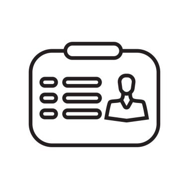 Kullanıcı simge vektör işareti ve beyaz arka plan üzerinde U izole sembolü