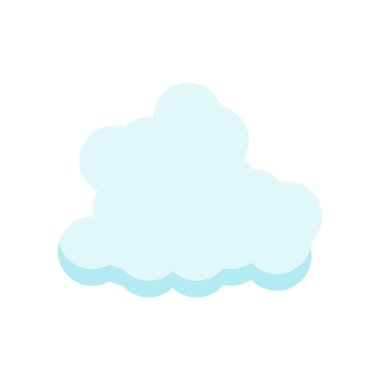 Cloude simge vektör işareti ve beyaz arka plan üzerinde cloude logo kavramı izole sembolü