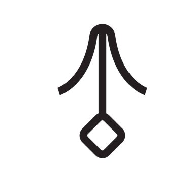 Ok simge vektör işareti ve üzerinde beyaz adam izole sembolü