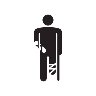 Kaza simge vektör işareti ve beyaz arka plan üzerinde kaza logo kavramı simge izole sembolü