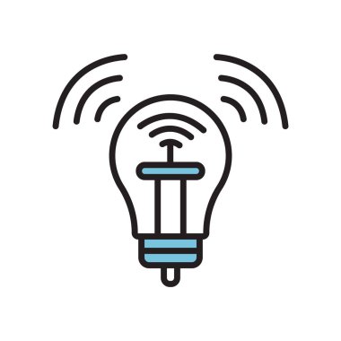 Fikir simge vektör işareti ve beyaz arka plan üzerinde fikir logo kavramı izole sembolü