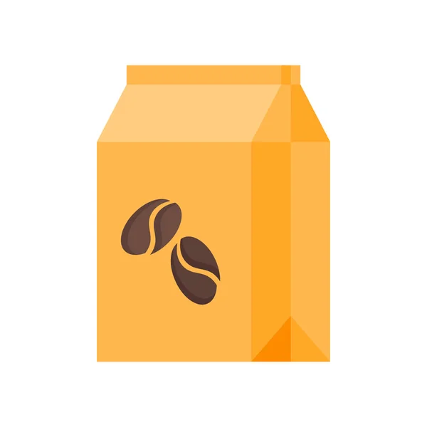 Kaffeetasche Symbol Vektorzeichen und Symbol isoliert auf weißem Backgro — Stockvektor