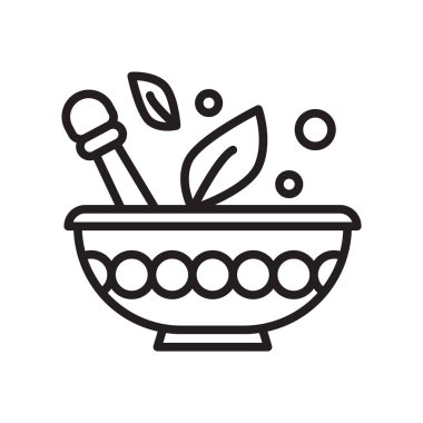 Beyaz arka plan, kase işareti, hat izole kase simge vektör 