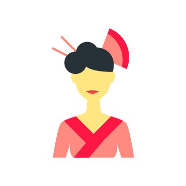 Japonca kutsal kişilerin resmi vektör işareti ve beyaz arka plan üzerinde Japon logosu kavramı izole sembolü