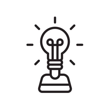 Oluşturma simge vektör işareti ve üzerinde beyaz adam izole sembolü