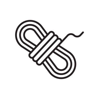 İp simge vektör işareti ve beyaz arka plan üzerinde ip logo kavramı izole sembolü