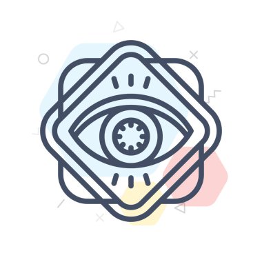 Felsefe simge vektör işareti ve üzerinde beyaz backgro izole sembolü