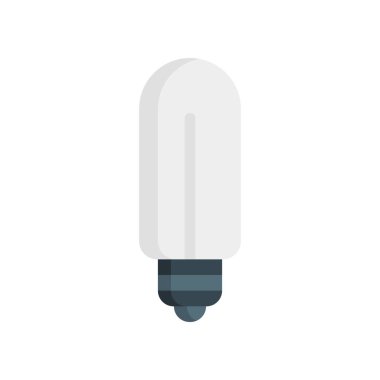 Ampul simge vektör işareti ve üzerinde beyaz backgro izole sembolü