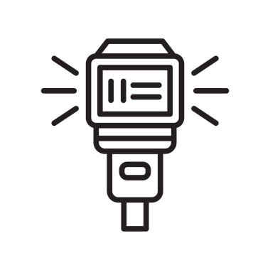 Beyaz arka plan üzerinde fotoğraf izole fotoğraf simge vektör 