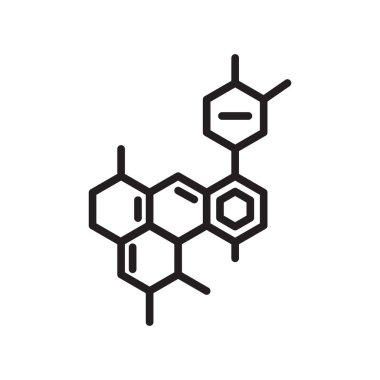 Beyaz arka plan üzerinde Kimya sı izole kimya simge vektör