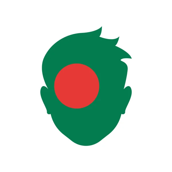 Bangladeş simge vektör işareti ve üzerinde beyaz backgro izole sembolü — Stok Vektör