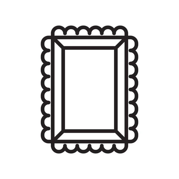 Icono de fotografía vector aislado sobre fondo blanco, Fotografía — Vector de stock