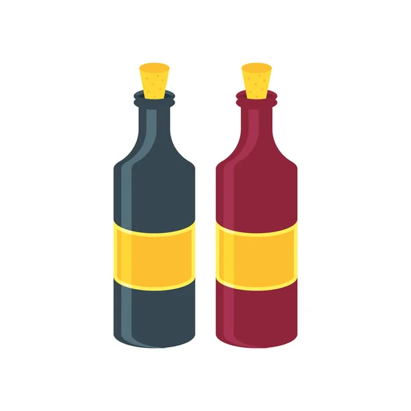 Icône de boisson alcoolisée signe vectoriel et symbole isolé sur ba blanc — Image vectorielle