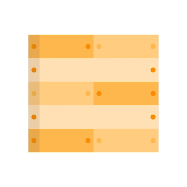 Icono de parquet signo vectorial y símbolo aislado sobre fondo blanco — Vector de stock