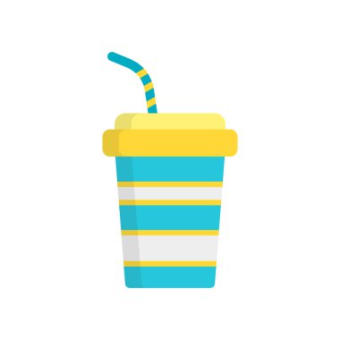 İçecek simge vektör işareti ve üzerinde beyaz adam izole sembolü