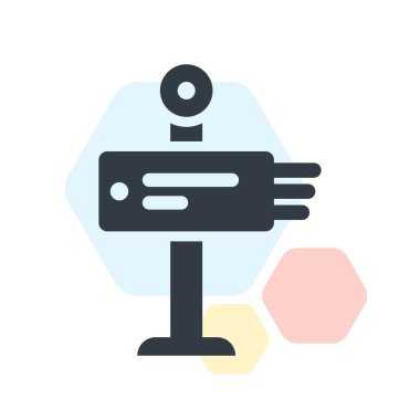 Simge vektör işareti ve beyaz arka plan üzerinde S izole sembolü