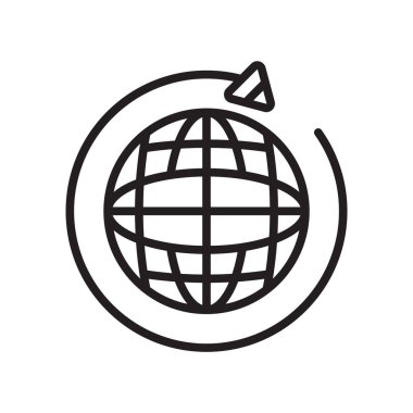 WorldGrid simge vektör işareti ve beyaz arka plan üzerinde Worldgrid logo kavramı izole sembolü