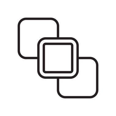 Açık simge vektör işareti ve beyaz arka plan üzerinde izole sembolü, 