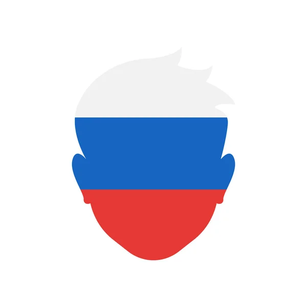 Ryssland-ikonen vektor logga och symbol isolerad på vit bakgrund, — Stock vektor