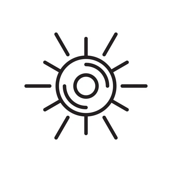 Lichter Symbol Vektor isoliert auf weißem Hintergrund, Lichter Zeichen, l — Stockvektor