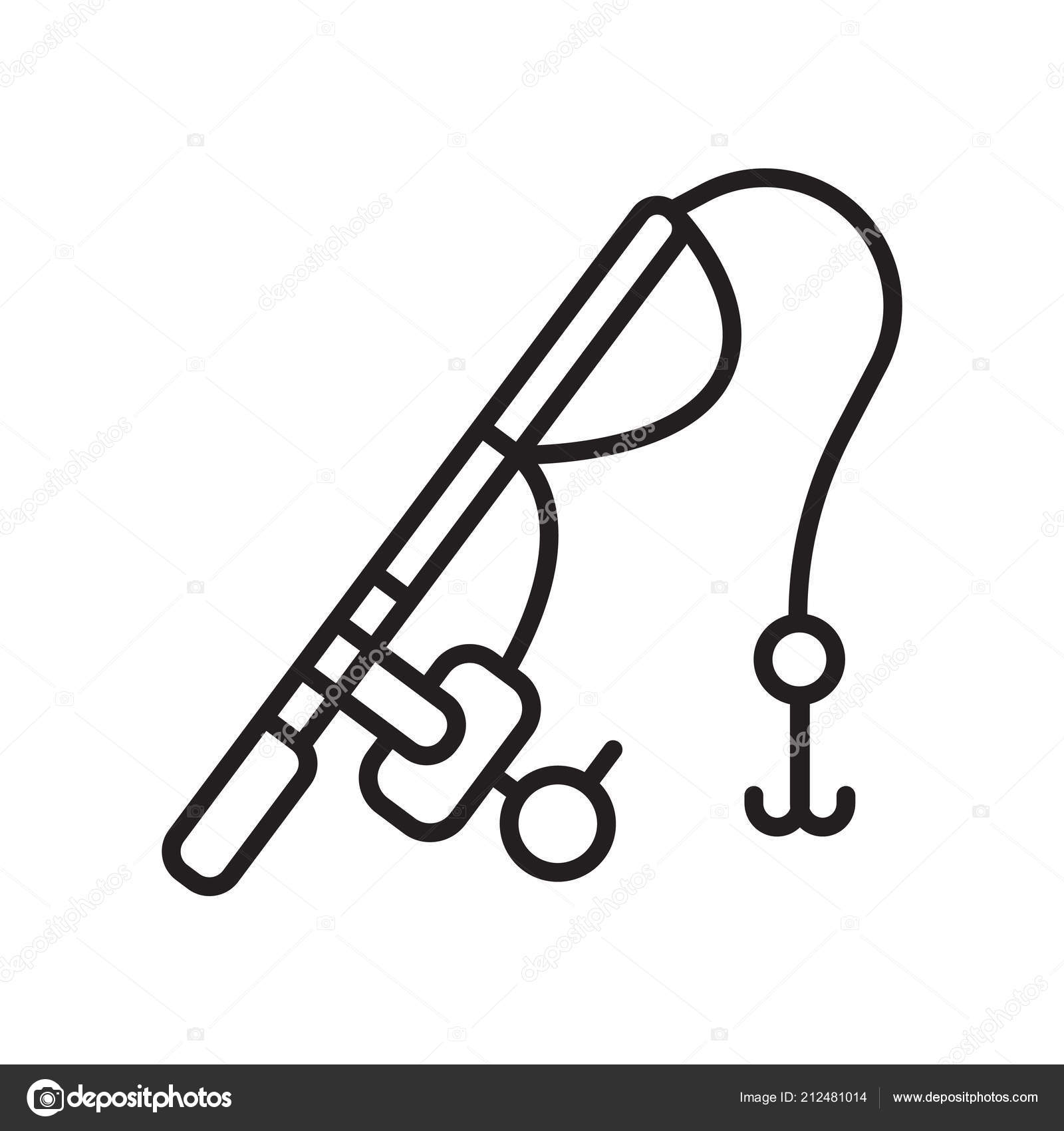 Download Fishing Rod Icon Vector Sign And Symbol Isolated On White Background Fishing Rod Logo Concept Vector Image By C Vectorgalaxy Vector Stock 212481014