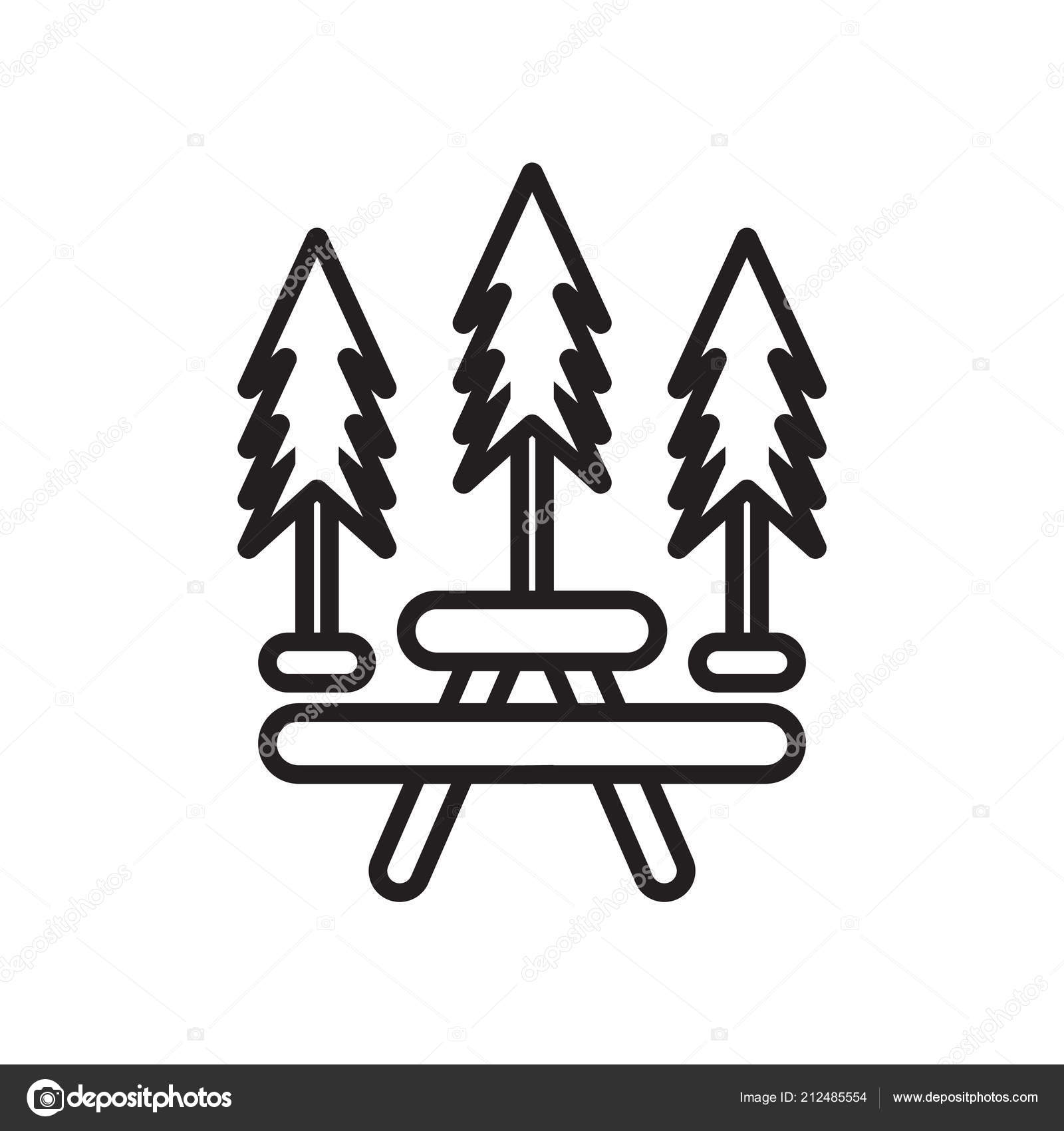 Picnic Symbol Picnic Icon Vector Sign And Symbol Isolated On White Background Picnic Logo Concept Stock Vector C Vectorgalaxy 212485554