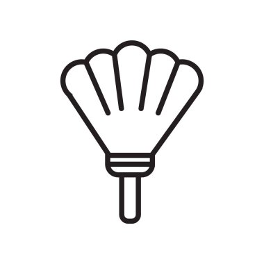 Pom pom simge vektör işareti ve beyaz arka plan üzerinde Pom pom logo kavramı izole sembolü