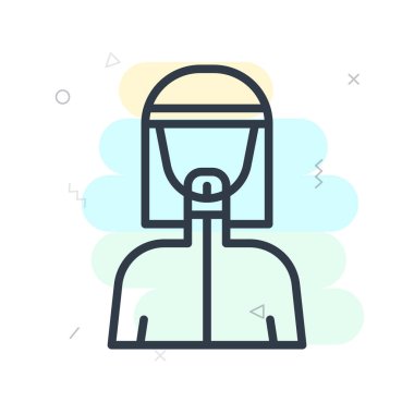 Bedevi simge vektör işareti ve beyaz arka plan üzerinde izole sembolü