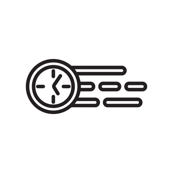 Pilne ikona wektor znak i symbol na białym tle na białym tle, koncepcja logo pilne — Wektor stockowy
