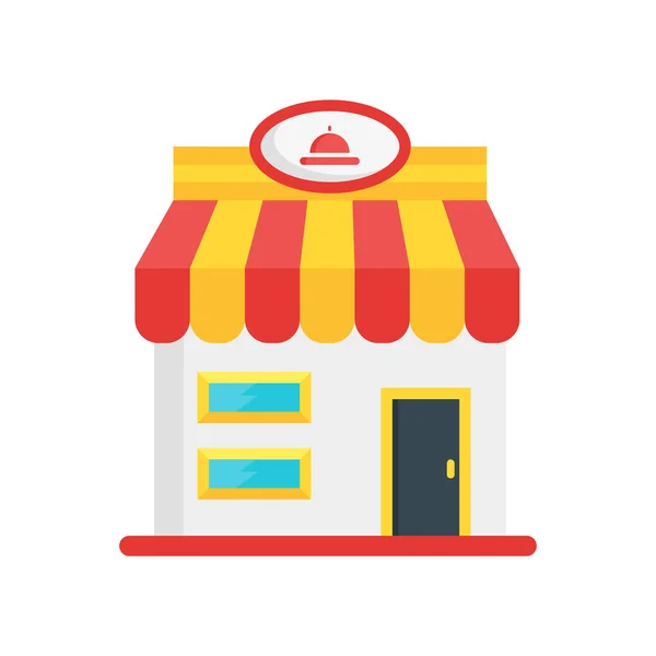 Restaurant pictogram vector teken en symbool geïsoleerd op witte backgro — Stockvector